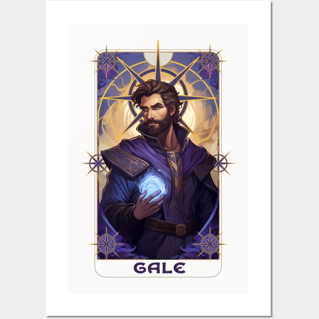 Gale, the Legendary Wizard of Waterdeep. Baldur's Gate 3 inspired funart Wall Art by MaxDeSanje 